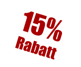 15% Rabatt